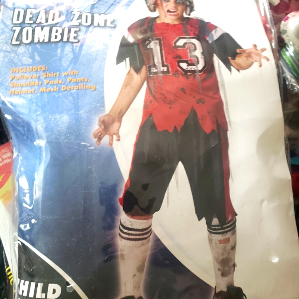 Spirit Halloween Dead Zone Zombie kids costume size 10